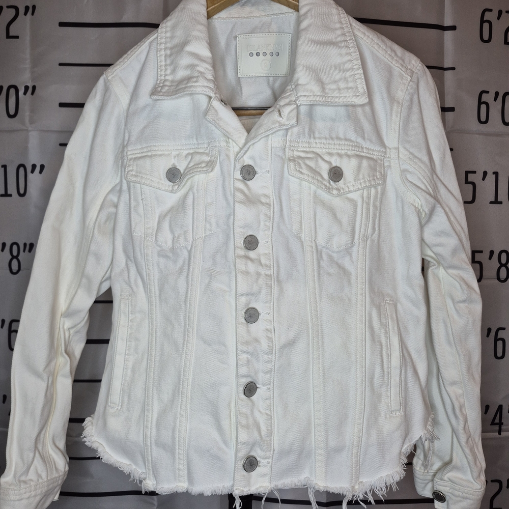 Blank NYC White Denim Jacket
